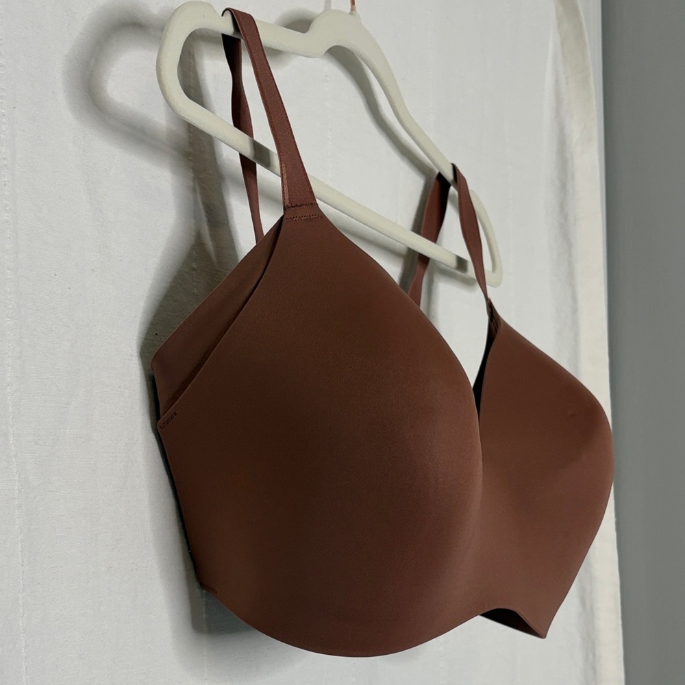 Knix Comfort Molded T-Shirt Bra Bronze Brown 36H Supportive Quality Hooks - Picture 3 of 11